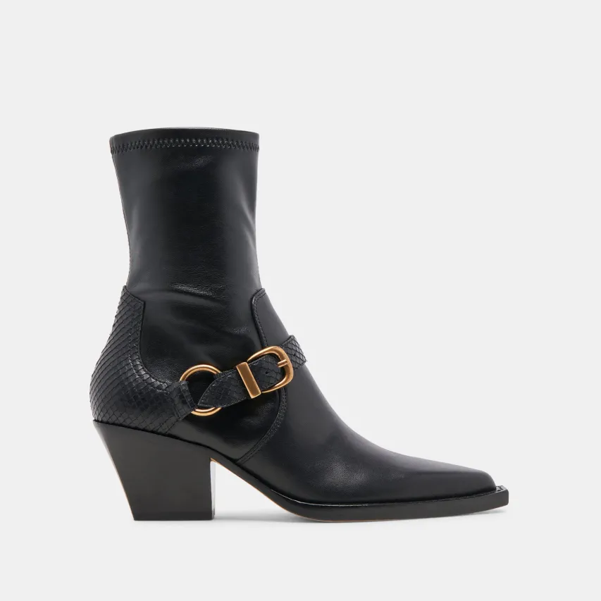 RAVE WIDE CALF BOOTS BLACK LEATHER^Dolce Vita New