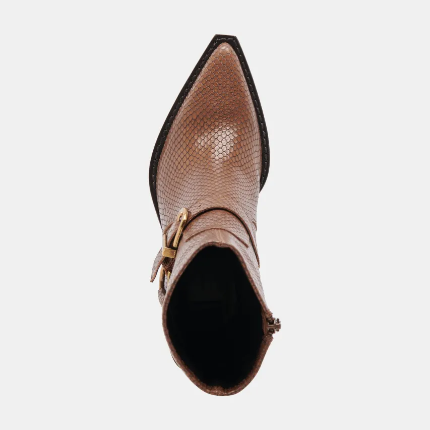 RAVE WIDE CALF BOOTS SADDLE EMBOSSED LEATHER^Dolce Vita Discount