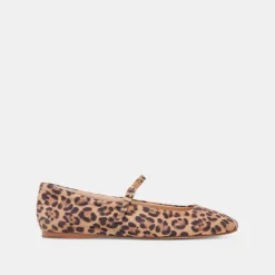 REYES BALLET FLATS DK LEOPARD SUEDE^Dolce Vita Best