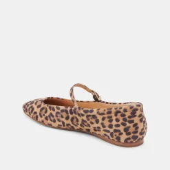 REYES BALLET FLATS DK LEOPARD SUEDE^Dolce Vita Best