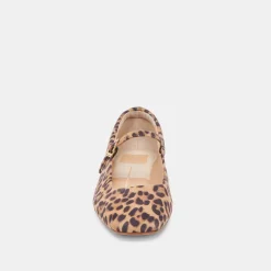 REYES BALLET FLATS DK LEOPARD SUEDE^Dolce Vita Best