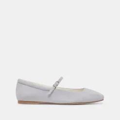 REYES BALLET FLATS DUSTY BLUE SUEDE^Dolce Vita Fashion
