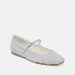 REYES BALLET FLATS DUSTY BLUE SUEDE^Dolce Vita Fashion