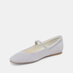 REYES BALLET FLATS DUSTY BLUE SUEDE^Dolce Vita Fashion