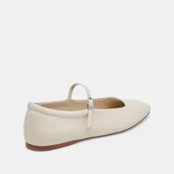 REYES BALLET FLATS IVORY LEATHER^Dolce Vita Hot