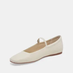 REYES BALLET FLATS IVORY LEATHER^Dolce Vita Hot