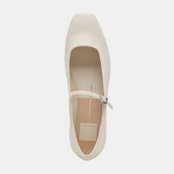 REYES BALLET FLATS IVORY LEATHER^Dolce Vita Hot