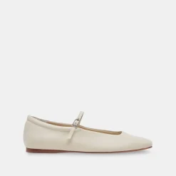 REYES BALLET FLATS IVORY LEATHER^Dolce Vita Hot