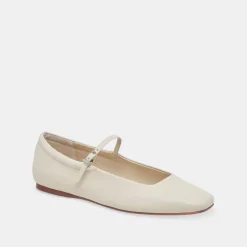REYES BALLET FLATS IVORY LEATHER^Dolce Vita Hot