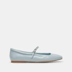 REYES BALLET FLATS SKY BLUE CRINKLE PATENT^Dolce Vita Online