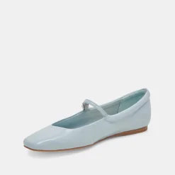 REYES BALLET FLATS SKY BLUE CRINKLE PATENT^Dolce Vita Online