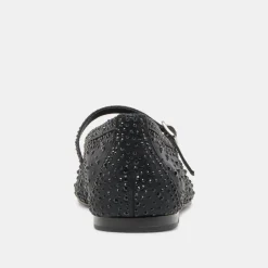 REYES CRYSTAL BALLET FLATS BLACK MESH^Dolce Vita Clearance