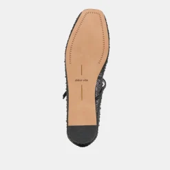 REYES CRYSTAL BALLET FLATS BLACK MESH^Dolce Vita Clearance