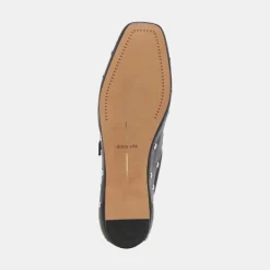 REYES STUD BALLET FLATS BLACK LEATHER^Dolce Vita Online
