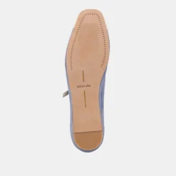 REYES TOE CAP BALLET FLATS BLUEBELL SUEDE^Dolce Vita Online