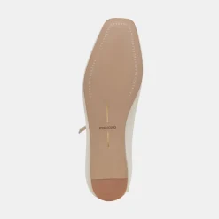 REYES WIDE BALLET FLATS IVORY LEATHER^Dolce Vita Sale