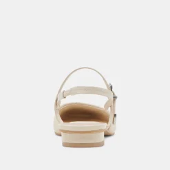 RIANNE FLATS IVORY CRINKLE PATENT^Dolce Vita Best
