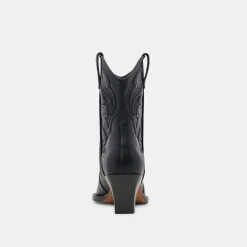 RIMONA BOOTIES BLACK LEATHER^Dolce Vita New