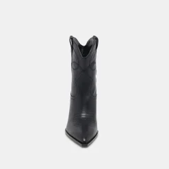 RIMONA BOOTIES BLACK LEATHER^Dolce Vita New