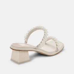 RIVER PEARL HEELS VANILLA PEARLS^Dolce Vita Best
