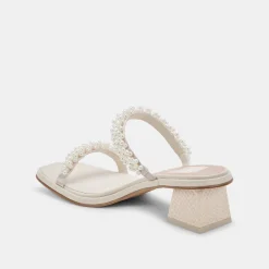 RIVER PEARL HEELS VANILLA PEARLS^Dolce Vita Best