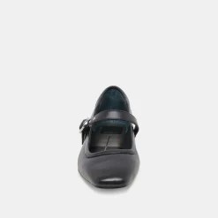 RODNI BALLET FLATS BLACK LEATHER^Dolce Vita Online