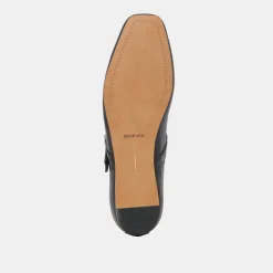 RODNI BALLET FLATS BLACK LEATHER^Dolce Vita Online