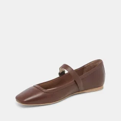 RODNI BALLET FLATS DK BROWN LEATHER^Dolce Vita Discount
