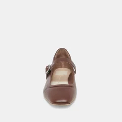 RODNI BALLET FLATS DK BROWN LEATHER^Dolce Vita Discount