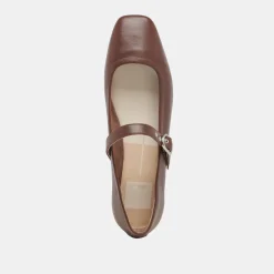 RODNI BALLET FLATS DK BROWN LEATHER^Dolce Vita Discount