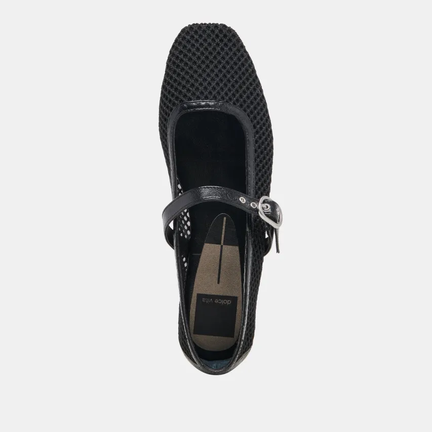 RODNI MESH BALLET FLATS BLACK WOVEN MESH^Dolce Vita Best