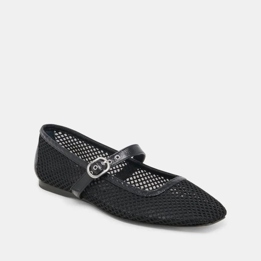 RODNI MESH BALLET FLATS BLACK WOVEN MESH^Dolce Vita Best