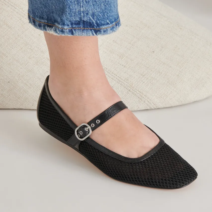RODNI MESH BALLET FLATS BLACK WOVEN MESH^Dolce Vita Best