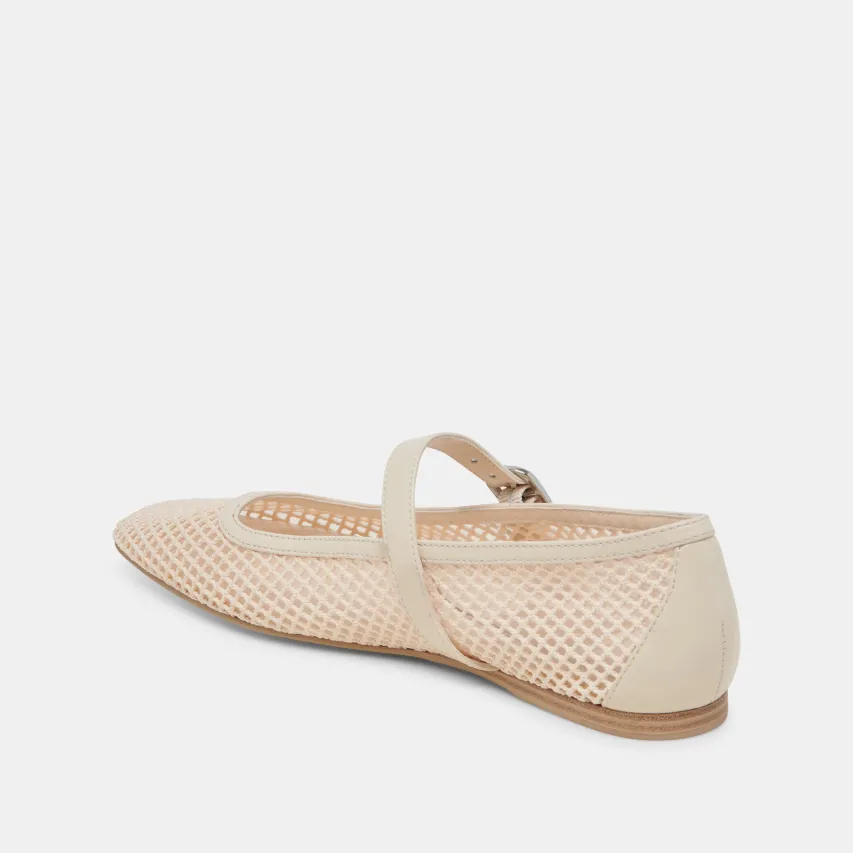 RODNI MESH BALLET FLATS CREME WOVEN MESH^Dolce Vita Sale