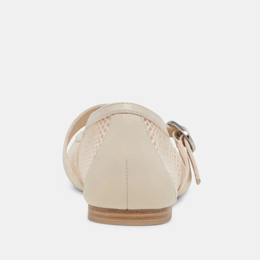 RODNI MESH BALLET FLATS CREME WOVEN MESH^Dolce Vita Sale