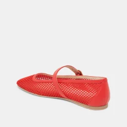 RODNI MESH BALLET FLATS CHILI WOVEN MESH^Dolce Vita Best