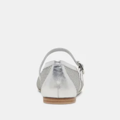 RODNI MESH BALLET FLATS SILVER WOVEN MESH^Dolce Vita Sale