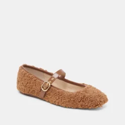 RODNI PLUSH BALLET FLATS PECAN PLUSH^Dolce Vita Online