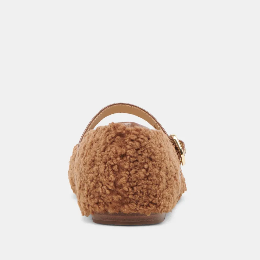RODNI PLUSH BALLET FLATS PECAN PLUSH^Dolce Vita Online
