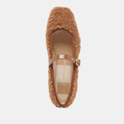 RODNI PLUSH BALLET FLATS PECAN PLUSH^Dolce Vita Online