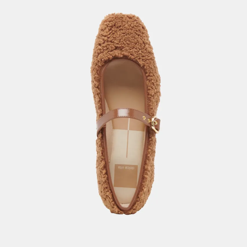 RODNI PLUSH BALLET FLATS PECAN PLUSH^Dolce Vita Online