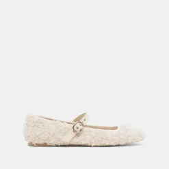 RODNI PLUSH BALLET FLATS CREME PLUSH^Dolce Vita New