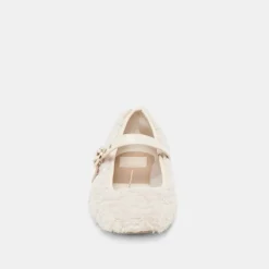RODNI PLUSH BALLET FLATS CREME PLUSH^Dolce Vita New