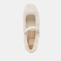 RODNI PLUSH BALLET FLATS CREME PLUSH^Dolce Vita New