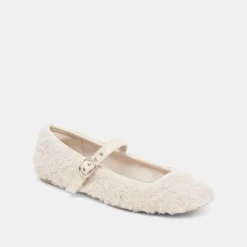 RODNI PLUSH BALLET FLATS CREME PLUSH^Dolce Vita New
