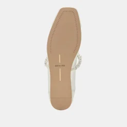 ROLLIN PEARL BALLET FLATS WHITE MESH^Dolce Vita Hot