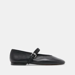 ROSLYN BALLET FLATS BLACK LEATHER^Dolce Vita Discount