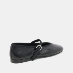 ROSLYN BALLET FLATS BLACK LEATHER^Dolce Vita Discount