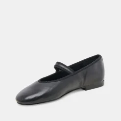ROSLYN BALLET FLATS BLACK LEATHER^Dolce Vita Discount