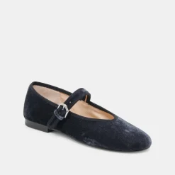 ROSLYN BALLET FLATS DUSTY BLUE VELVET^Dolce Vita New